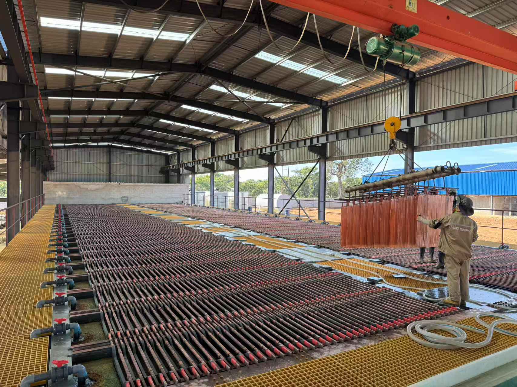 Deyuan's 10,000 t/yr hydrometallurgical copper plant goes into production